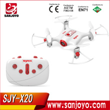 Novo drone Syma X20 MINI RC 2.4G 4CH modo sem cabeça 360 graus Stunt Roll Quadcopter RC SJY-X20